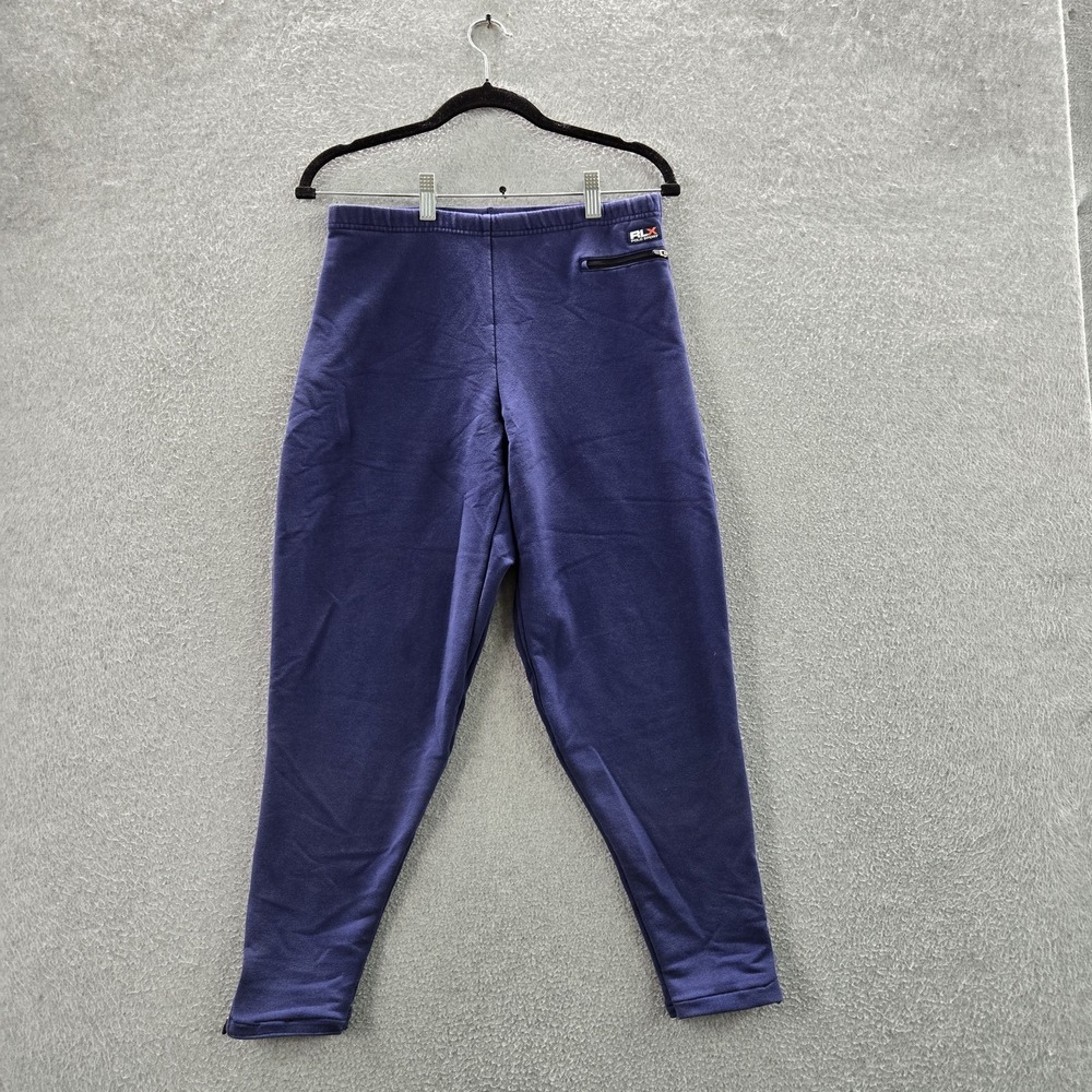 VINTAGE RLX Polo Sport Women Activewear‎ Pants L Purple Sweatpants 25" Inseam